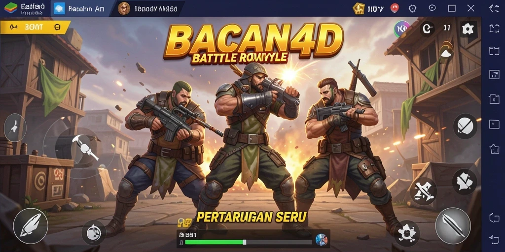 Tampilan gameplay BACAN4D yang intens dan mendebarkan.