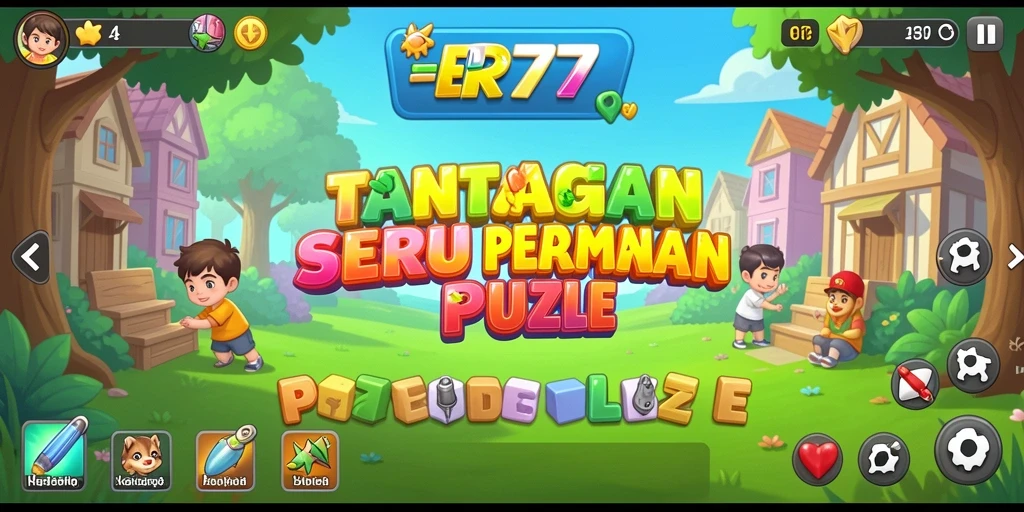 Tangkapan layar gameplay ER777 menampilkan tantangan puzzle yang menarik.