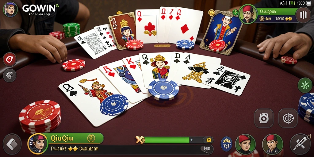 Tampilan gameplay GOWIN yang seru dan menarik.