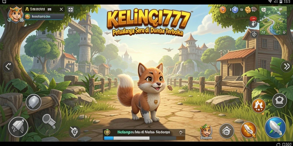 Tampilan gameplay KELINCI777 di dunia terbuka yang menarik.