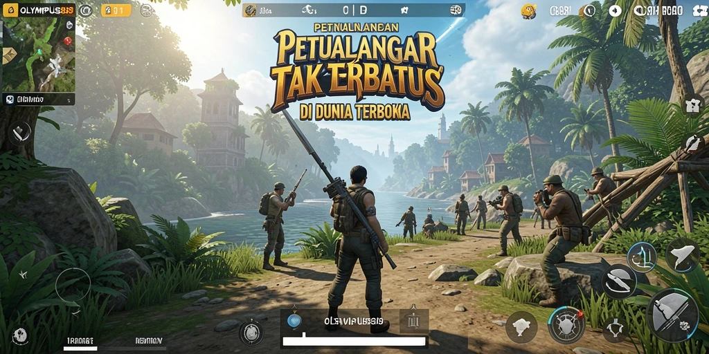 Tangkapan layar menunjukkan petualangan eksplorasi dunia OLYMPUS88 yang menakjubkan.