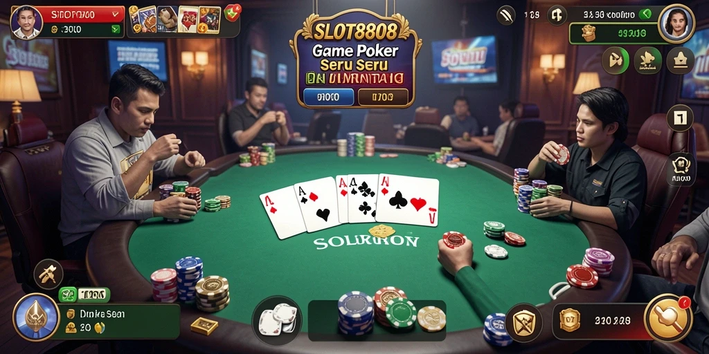 Tampilan gameplay SLOT8808 yang menegangkan dan interaktif.