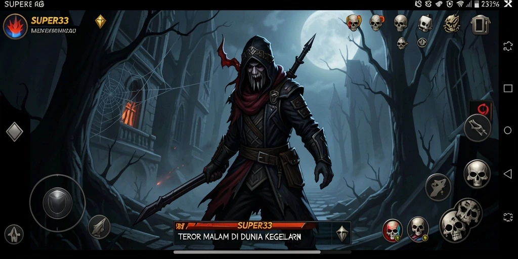 Gameplay menegangkan di dunia kegelapan SUPER33.