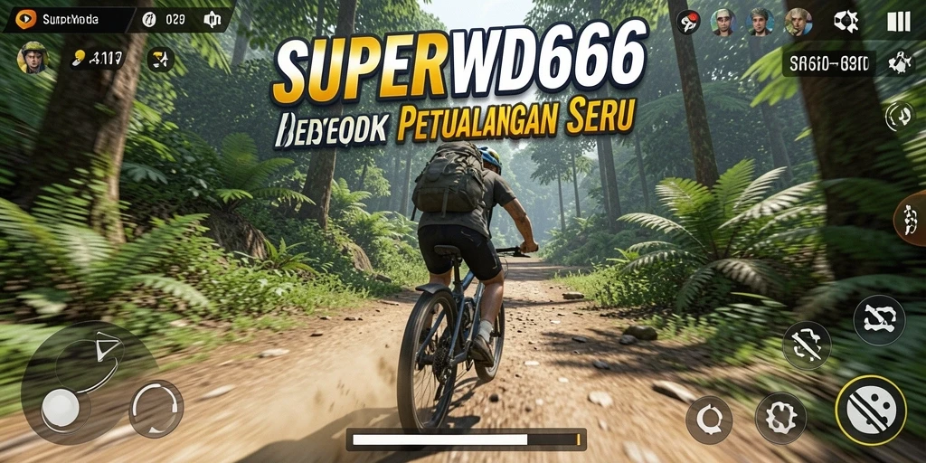 Tampilan gameplay SUPERWD666 dengan aksi penuh adrenalin.