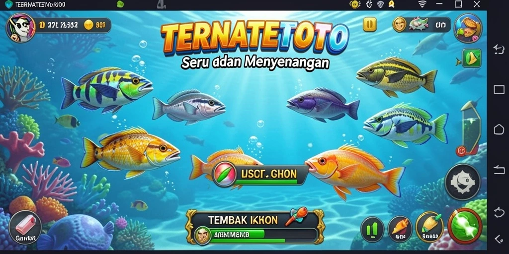 Menampilkan penembakan ikan yang seru dengan grafis menakjubkan.