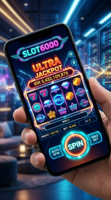 Antarmuka pengguna slot6000 yang mudah dinavigasi dan atraktif.